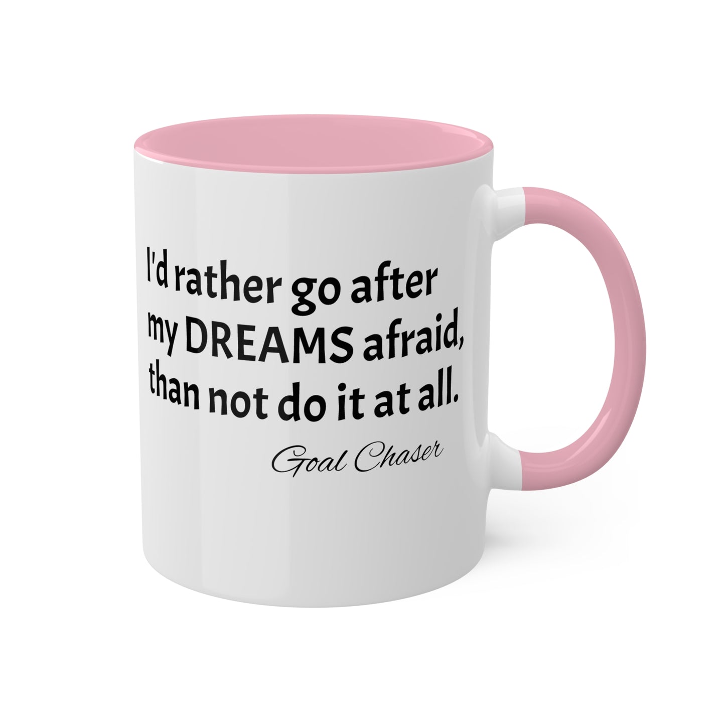 Goal Chaser Colorful Mugs, 11oz