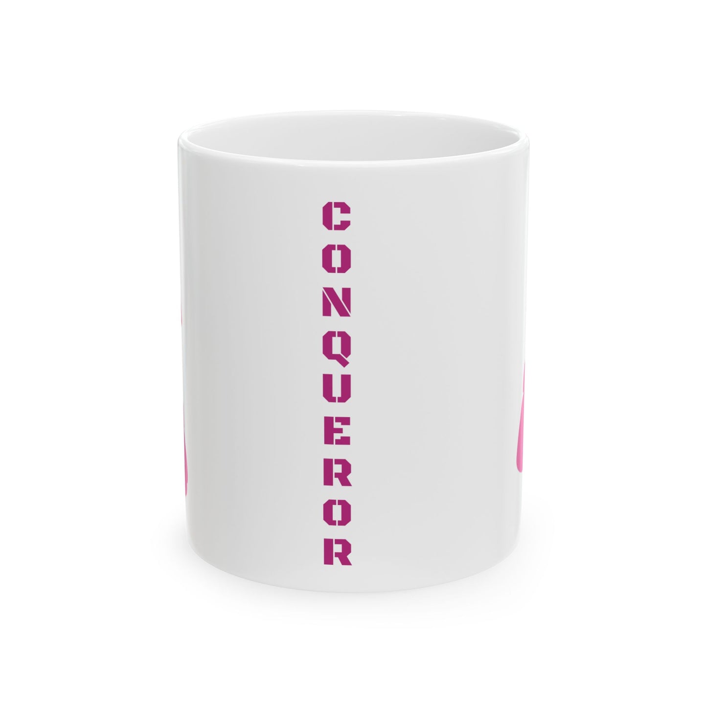 BREAST CANCER CONQUEROR MUG