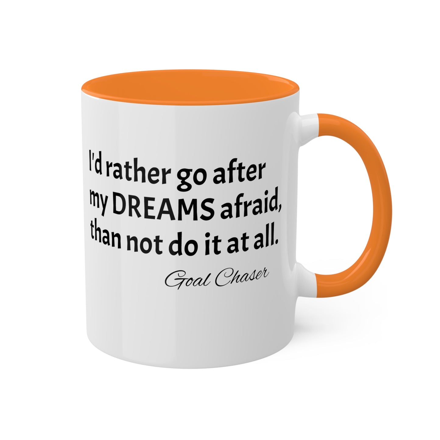 Goal Chaser Colorful Mugs, 11oz