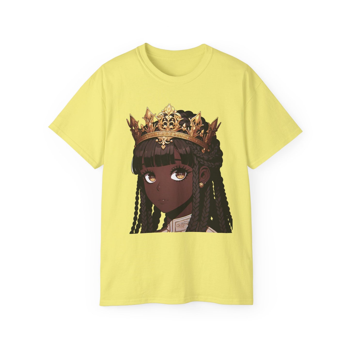 Anime Crowned Beauty Unisex Ultra Cotton Tee - Unique Artistic Design for Self-Expression