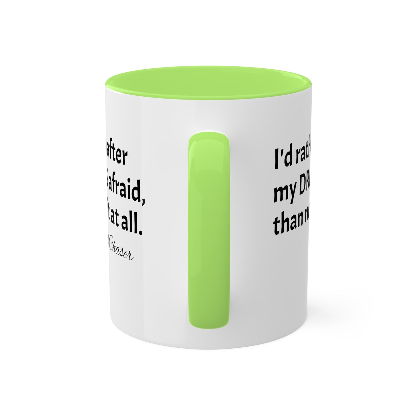 Goal Chaser Colorful Mugs, 11oz