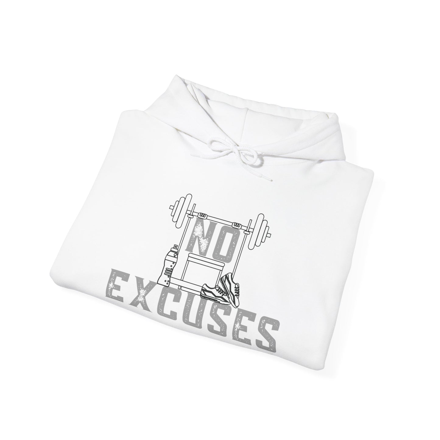 N0 Excuses Unisex Heavy Blend™ Hooded Sweatshirt