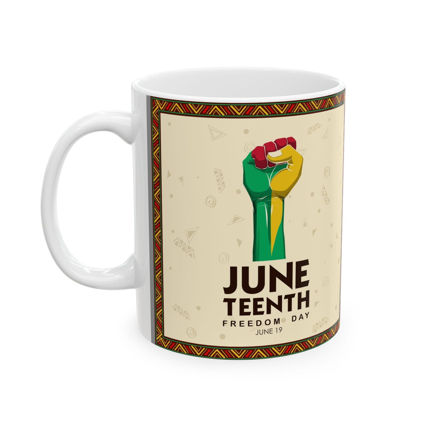 Juneteeth Ceramic Mug, (11oz, 15oz)