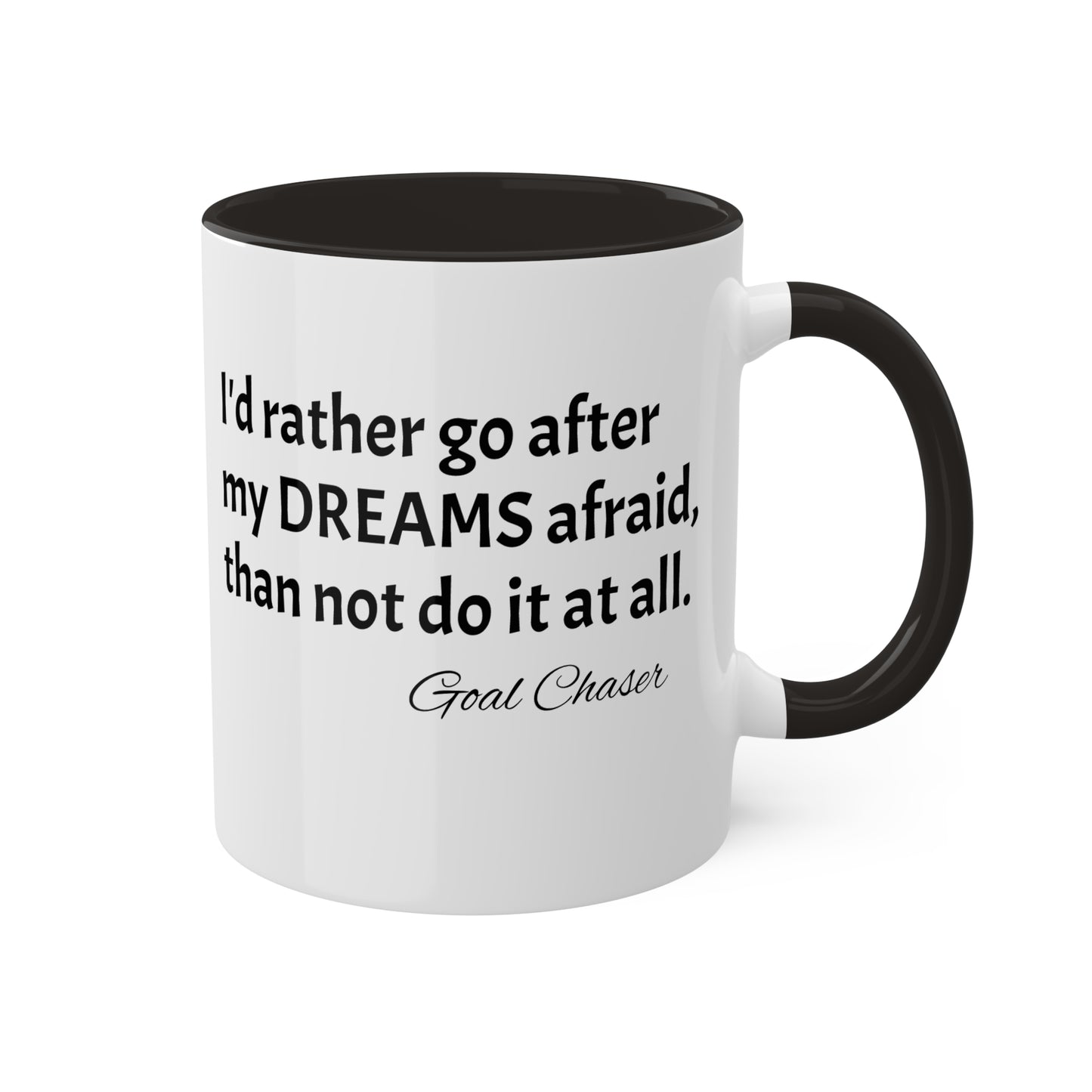 Goal Chaser Colorful Mugs, 11oz