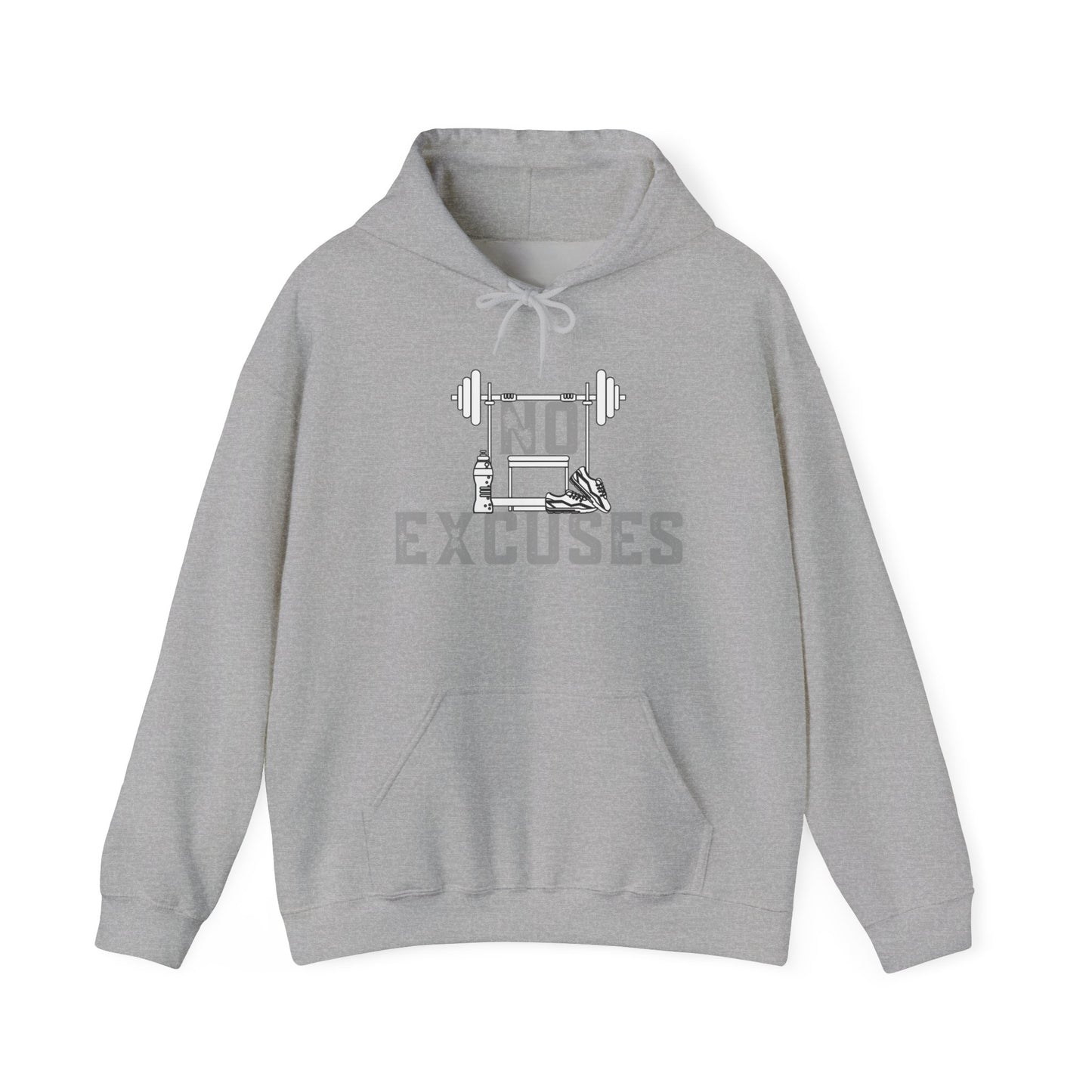 N0 Excuses Unisex Heavy Blend™ Hooded Sweatshirt