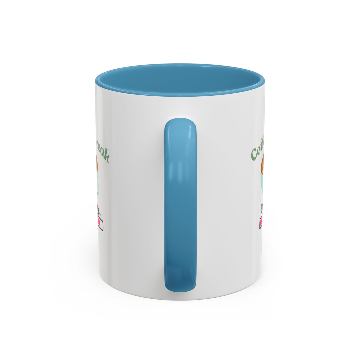 Coffee Break Loading Accent Coffee Mug (11, 15oz)