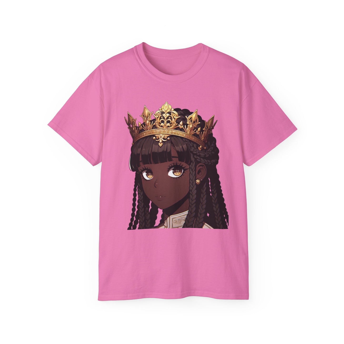 Anime Crowned Beauty Unisex Ultra Cotton Tee - Unique Artistic Design for Self-Expression
