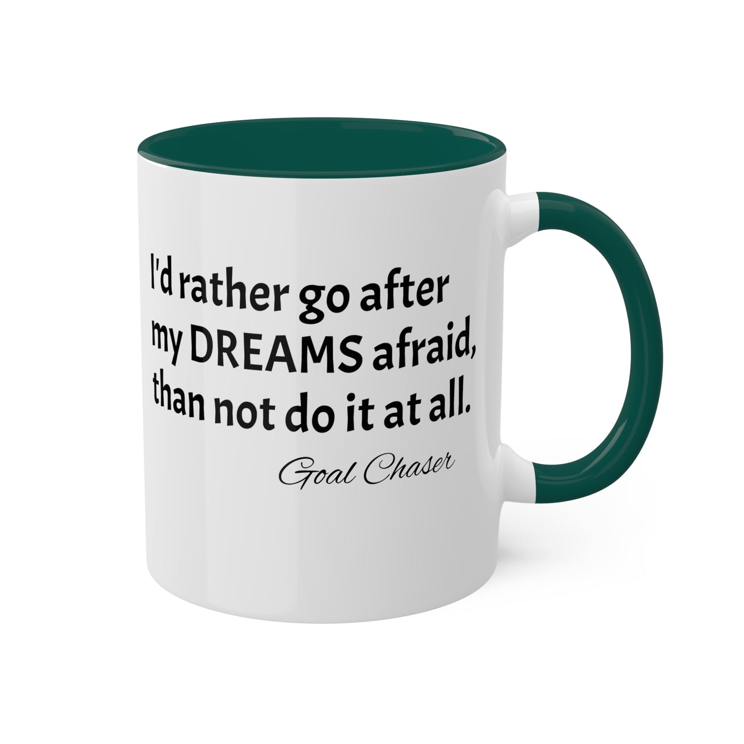 Goal Chaser Colorful Mugs, 11oz