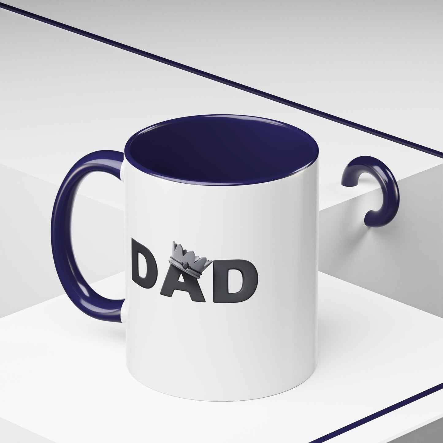King Dad Accent Coffee Mug (11, 15oz)