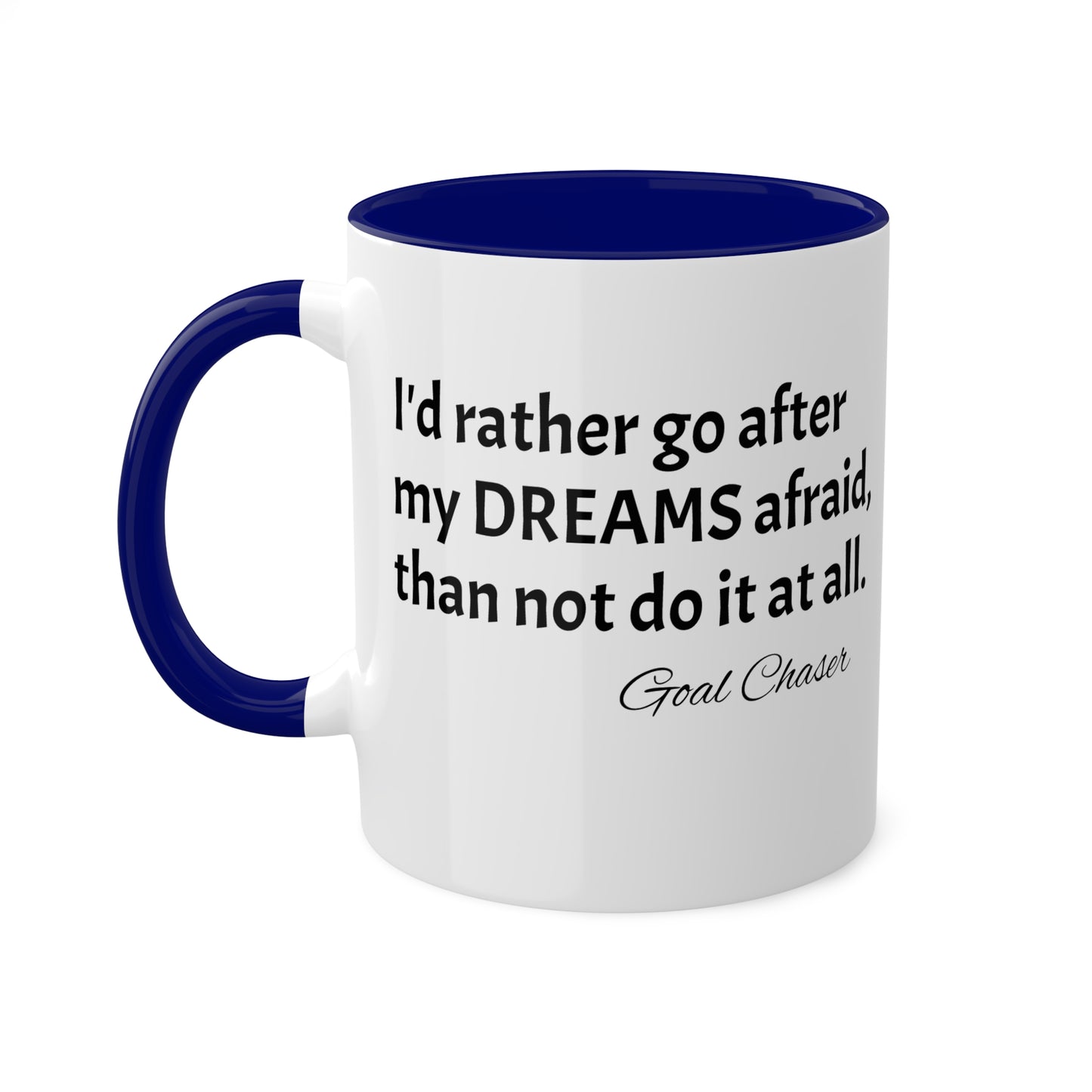 Goal Chaser Colorful Mugs, 11oz