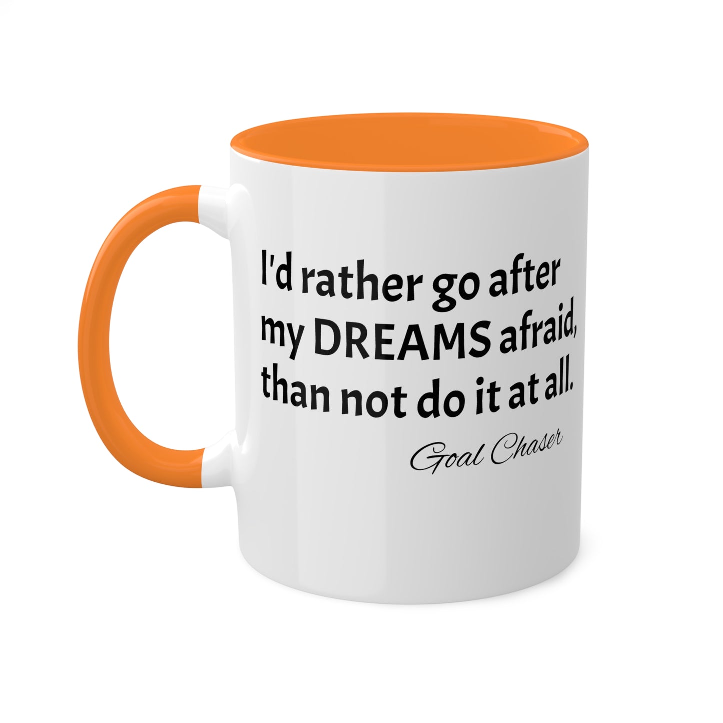 Goal Chaser Colorful Mugs, 11oz