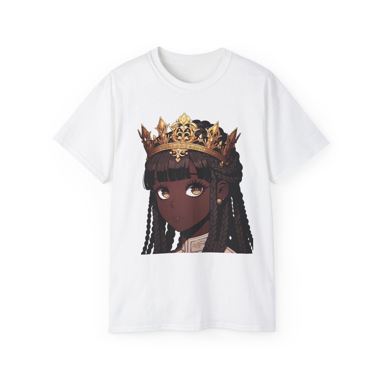 Anime Crowned Beauty Unisex Ultra Cotton Tee - Unique Artistic Design for Self-Expression
