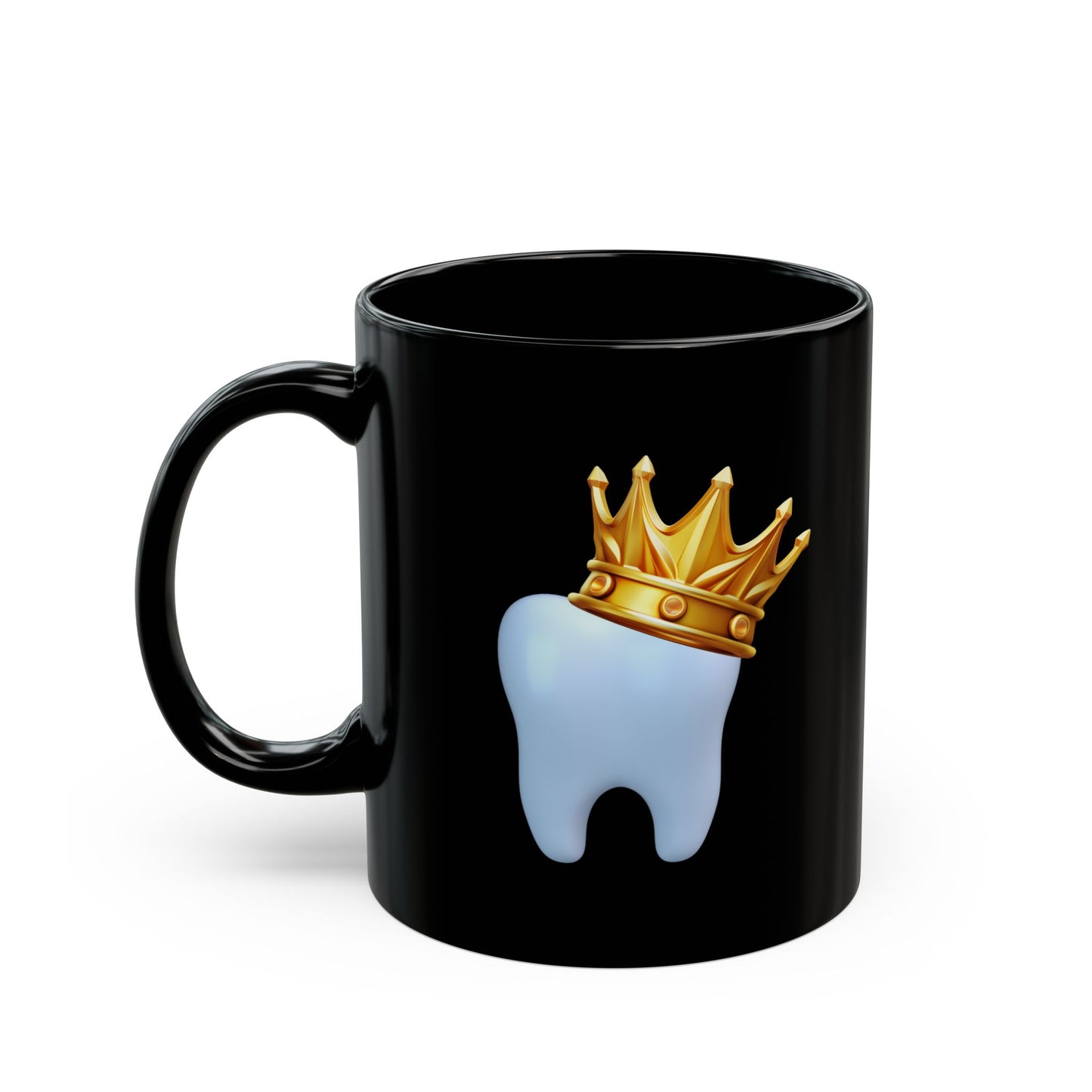 King Molar Black Mug (11oz, 15oz)