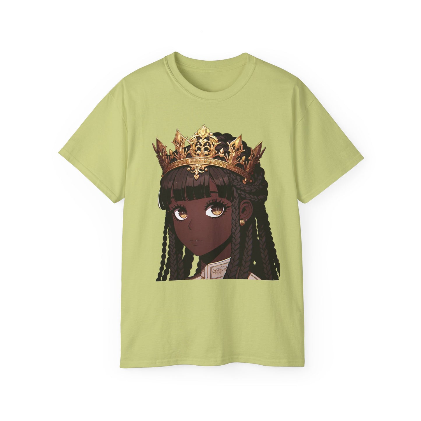 Anime Crowned Beauty Unisex Ultra Cotton Tee - Unique Artistic Design for Self-Expression