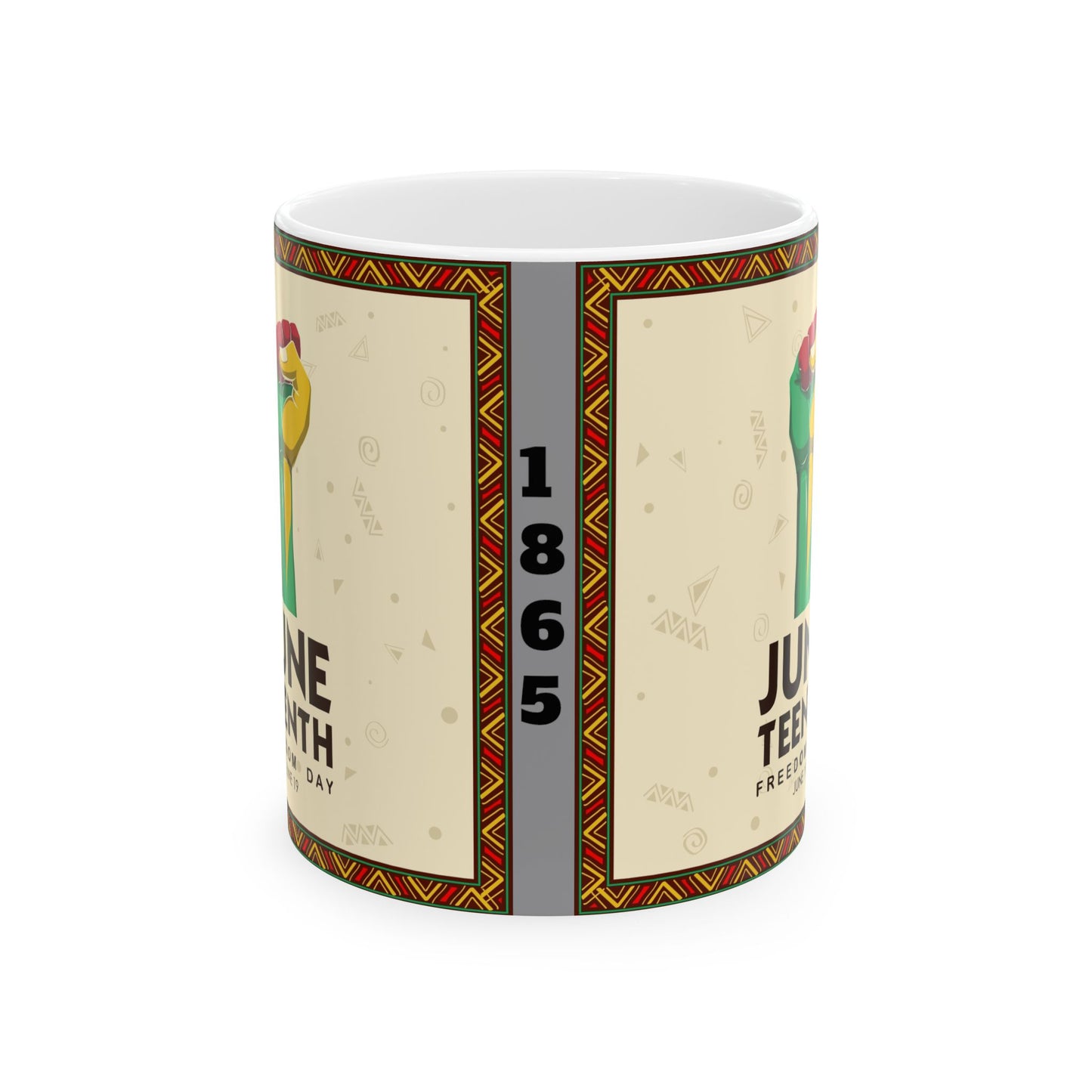 Juneteeth Ceramic Mug, (11oz, 15oz)