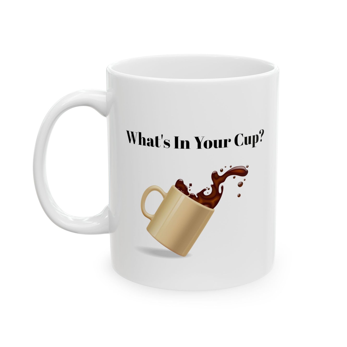What's In Your Cup? Ceramic Mug, (11oz, 15oz)