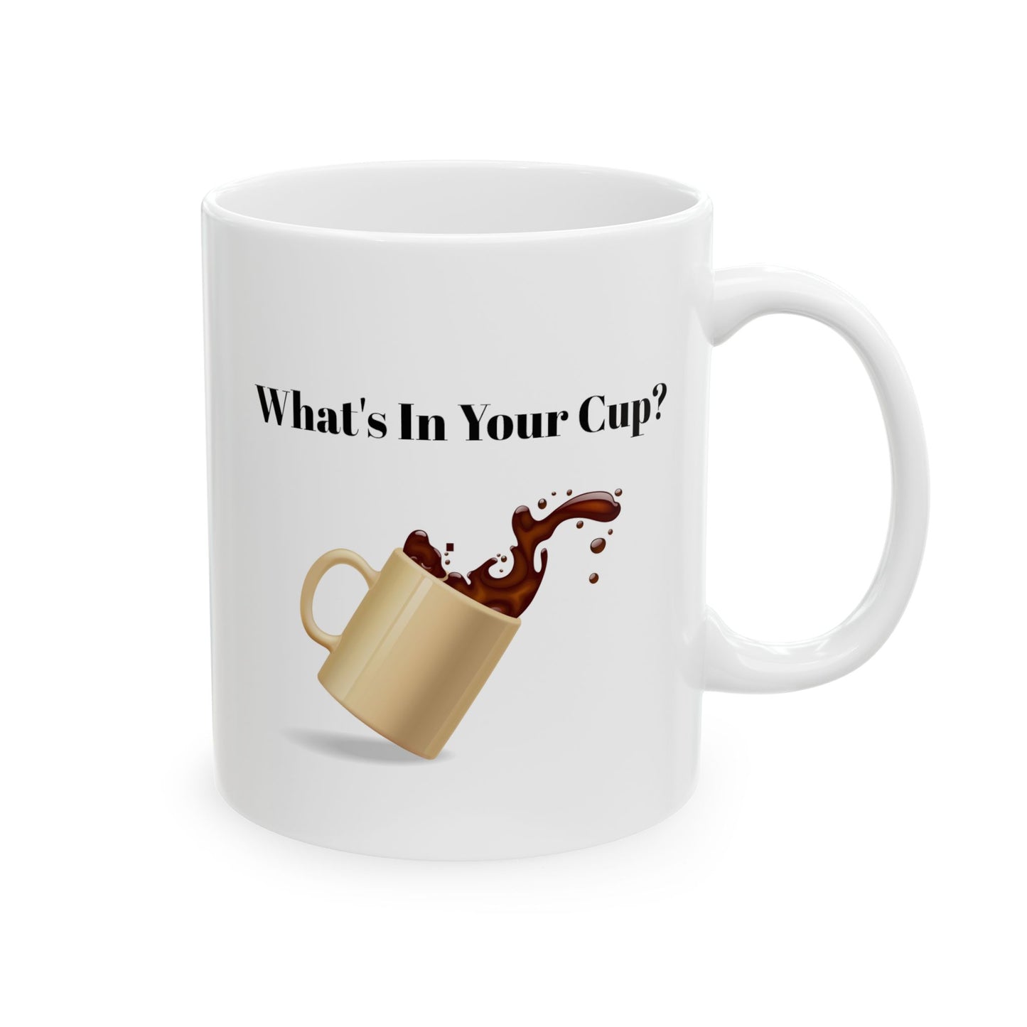 What's In Your Cup? Ceramic Mug, (11oz, 15oz)