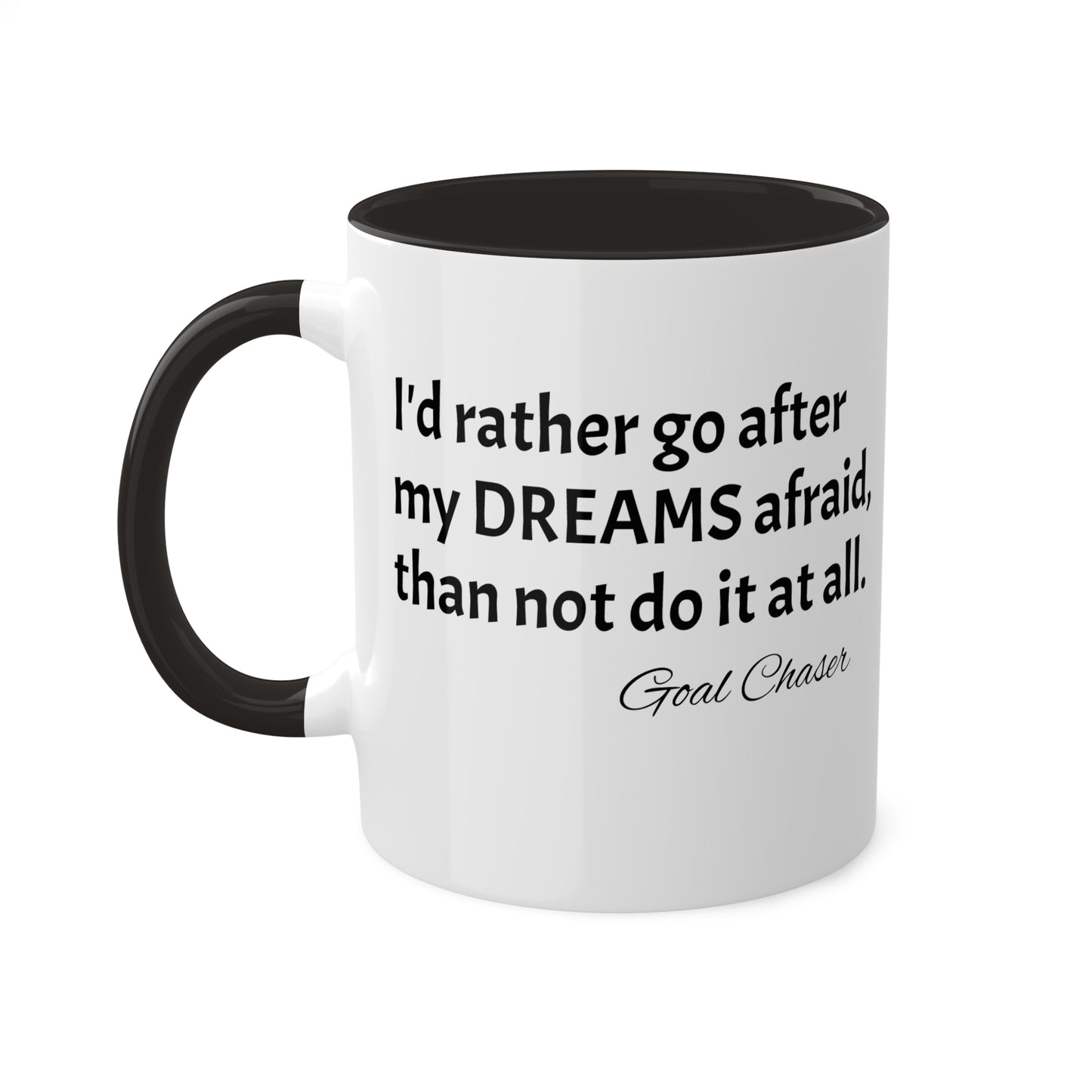 Goal Chaser Colorful Mugs, 11oz