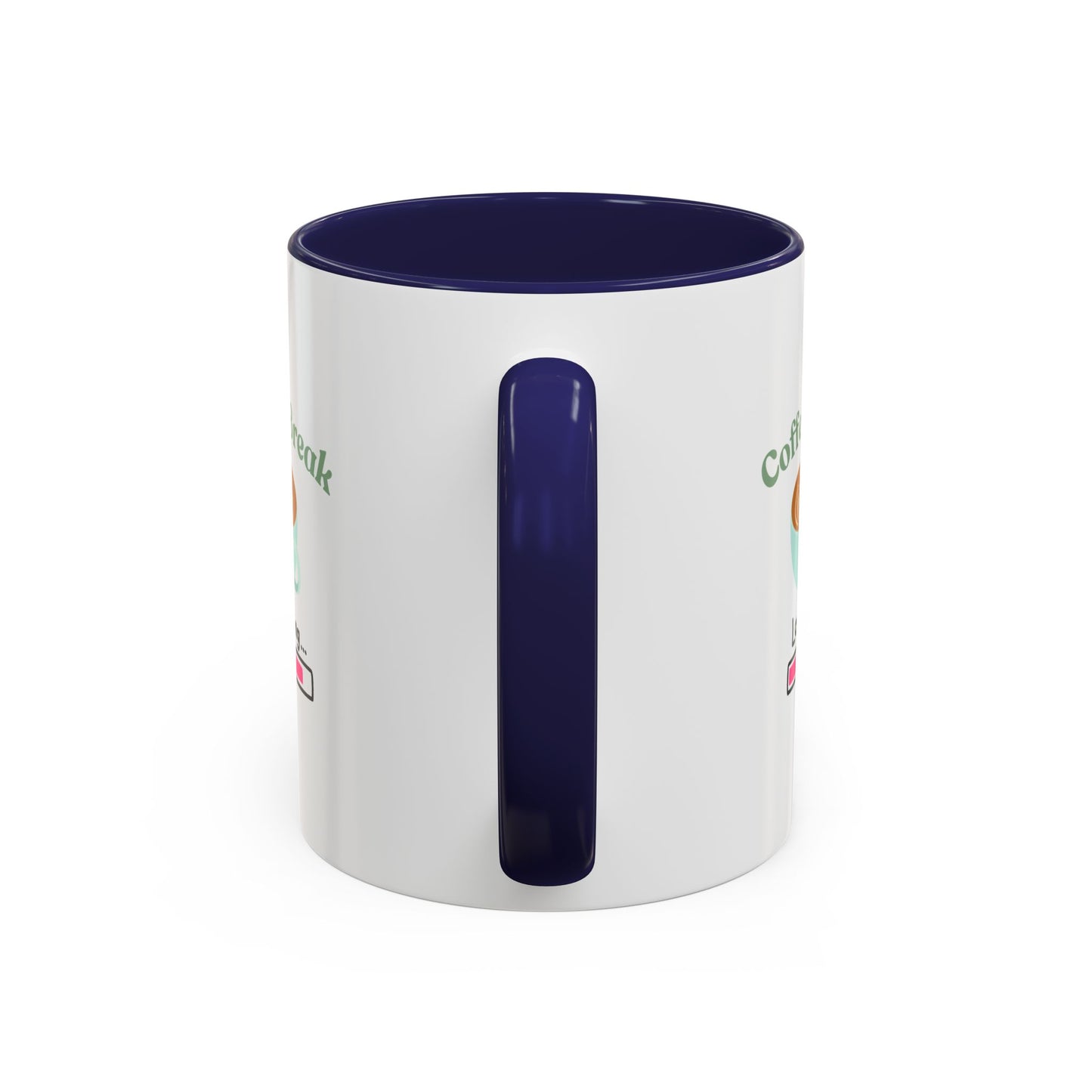 Coffee Break Loading Accent Coffee Mug (11, 15oz)