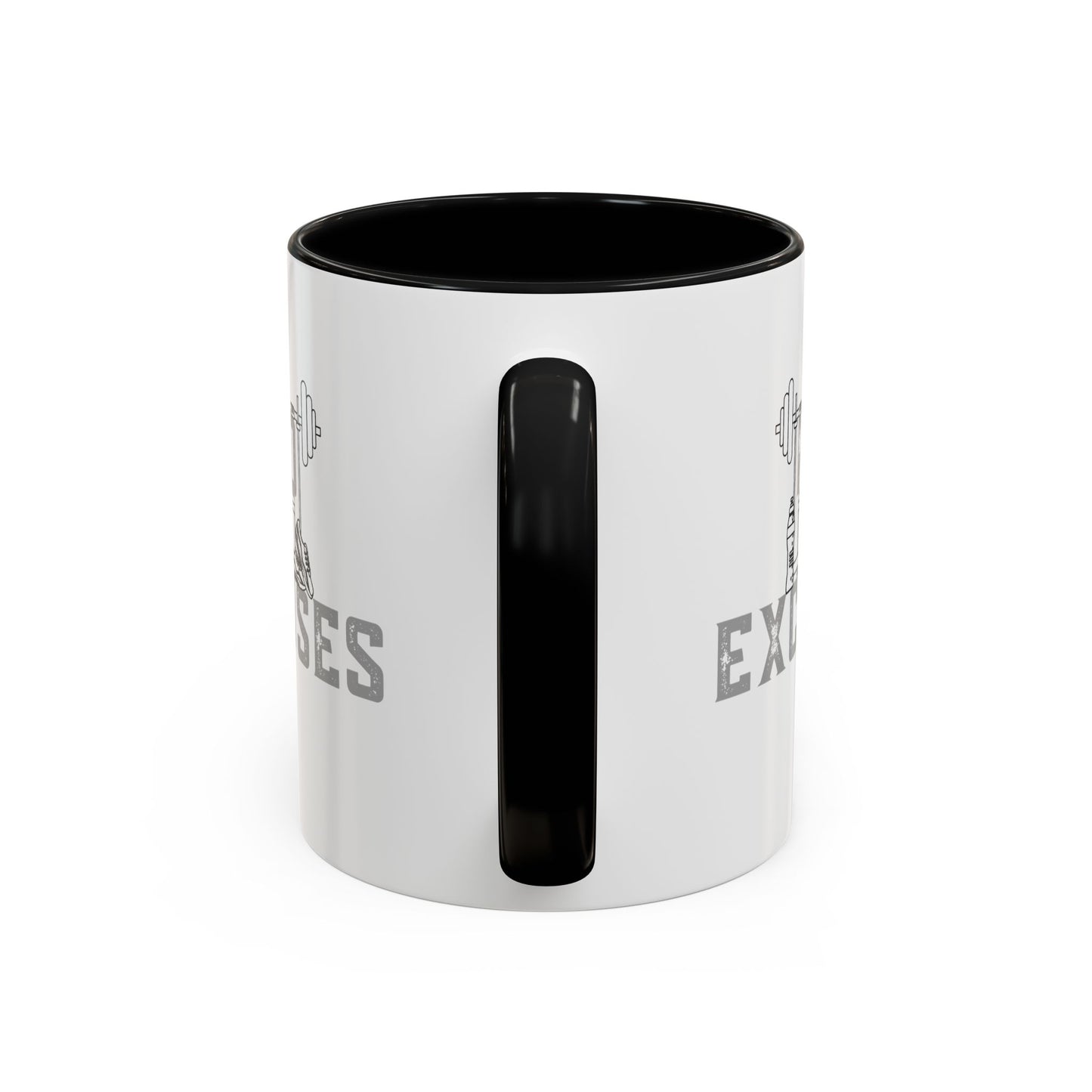 No Excuses Accent Coffee Mug (11, 15oz)