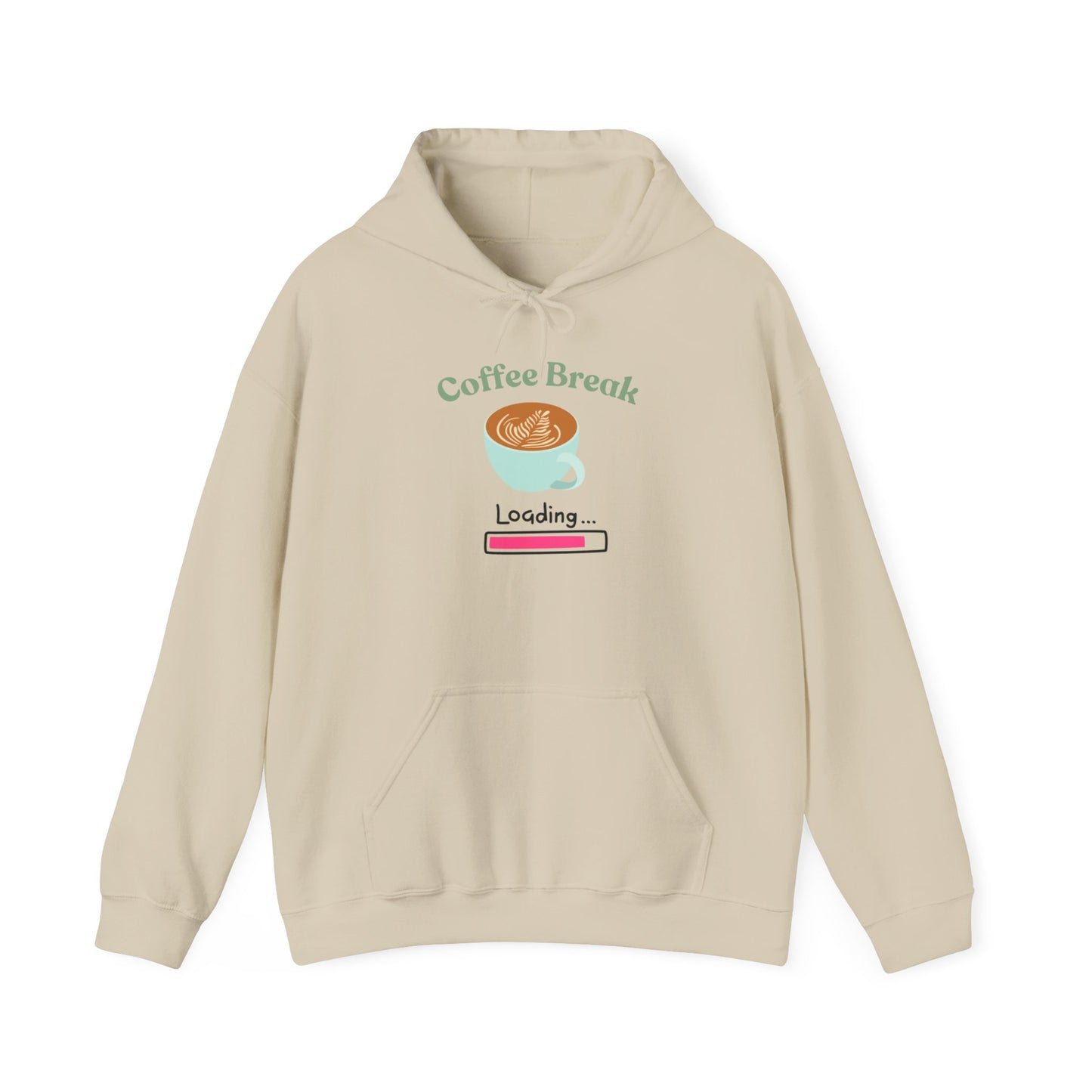 Coffee Break Loading Unisex Heavy Blend™ Hooded Sweatshirt