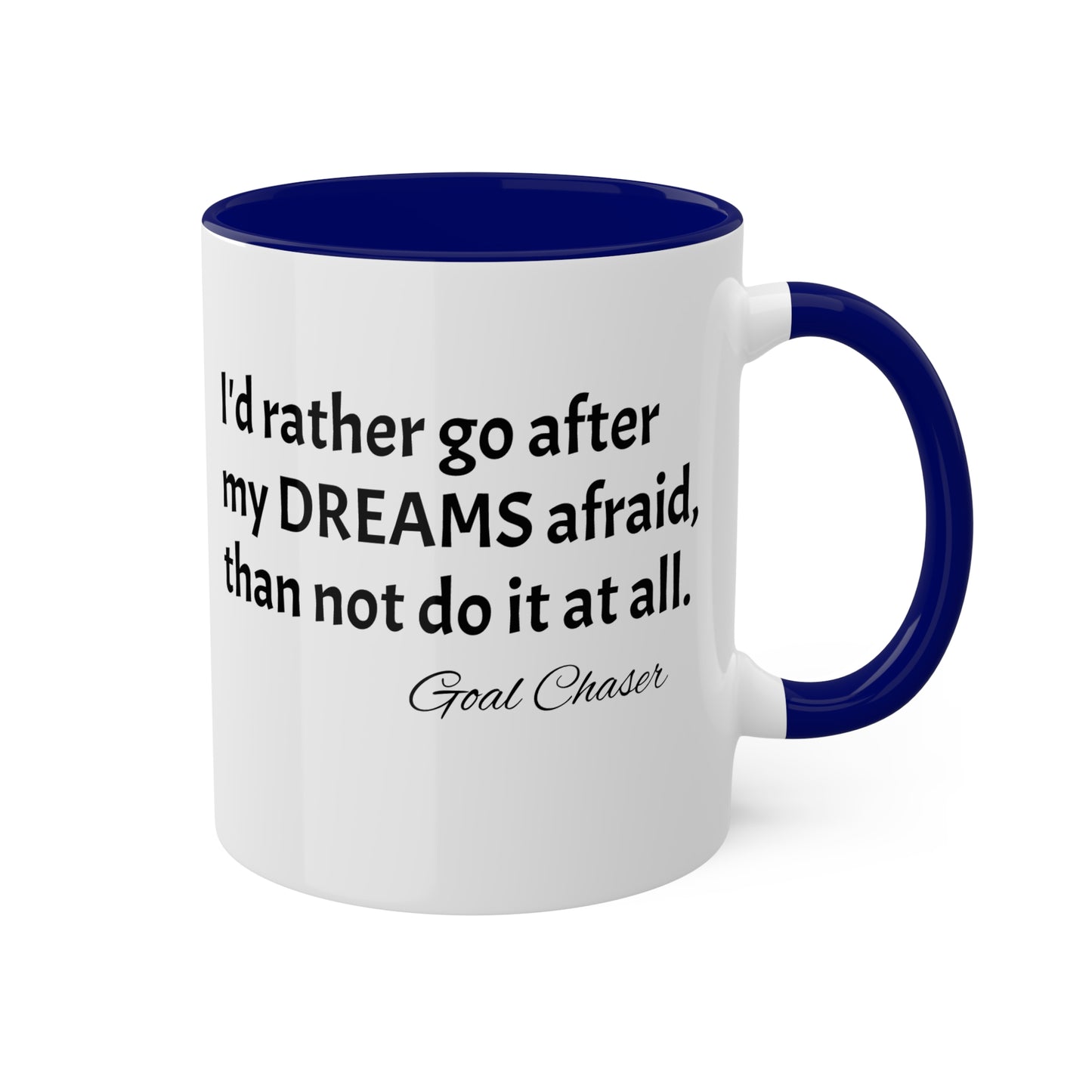 Goal Chaser Colorful Mugs, 11oz