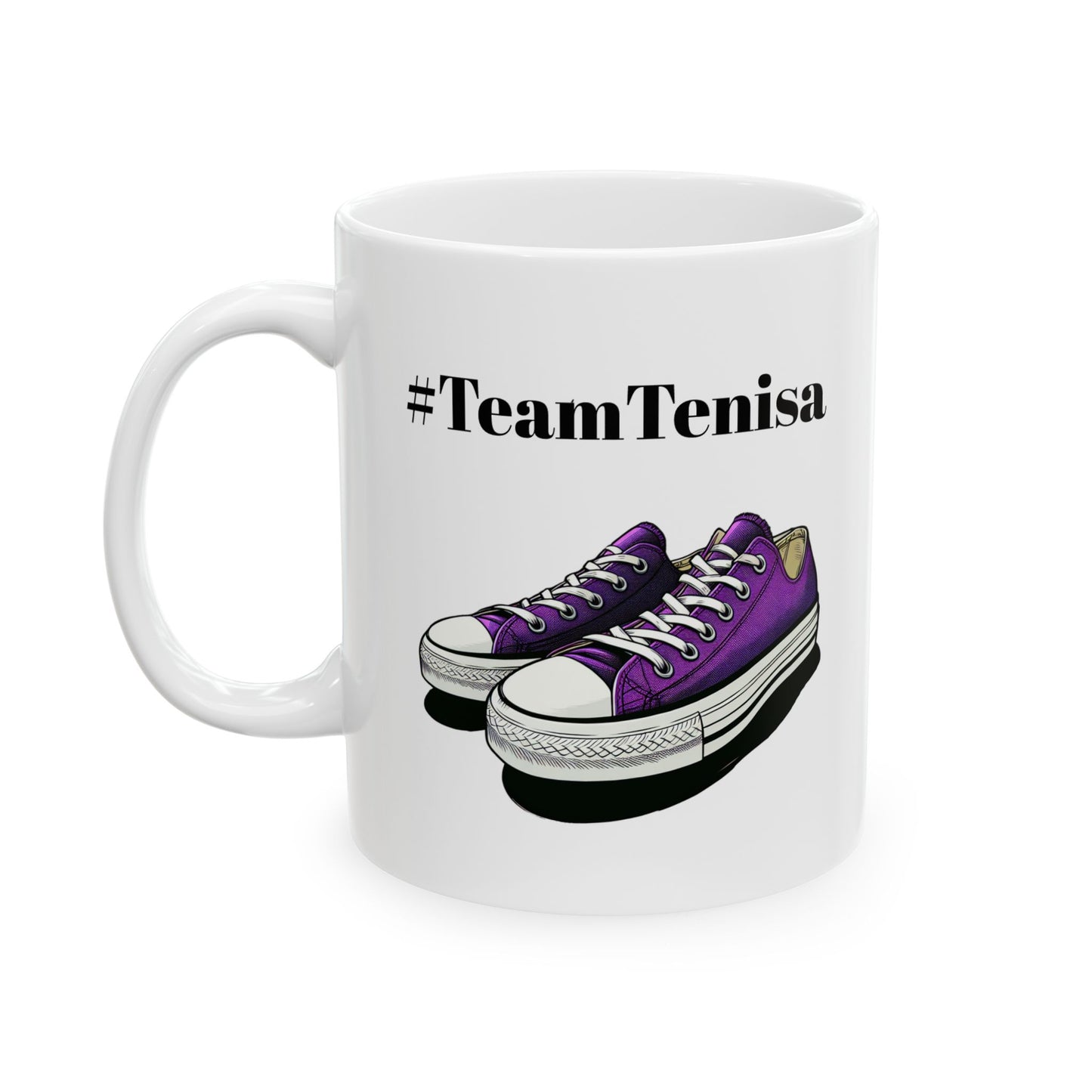 Crohn's and Colitis Awareness Ceramic Mug - #TeamTenisa