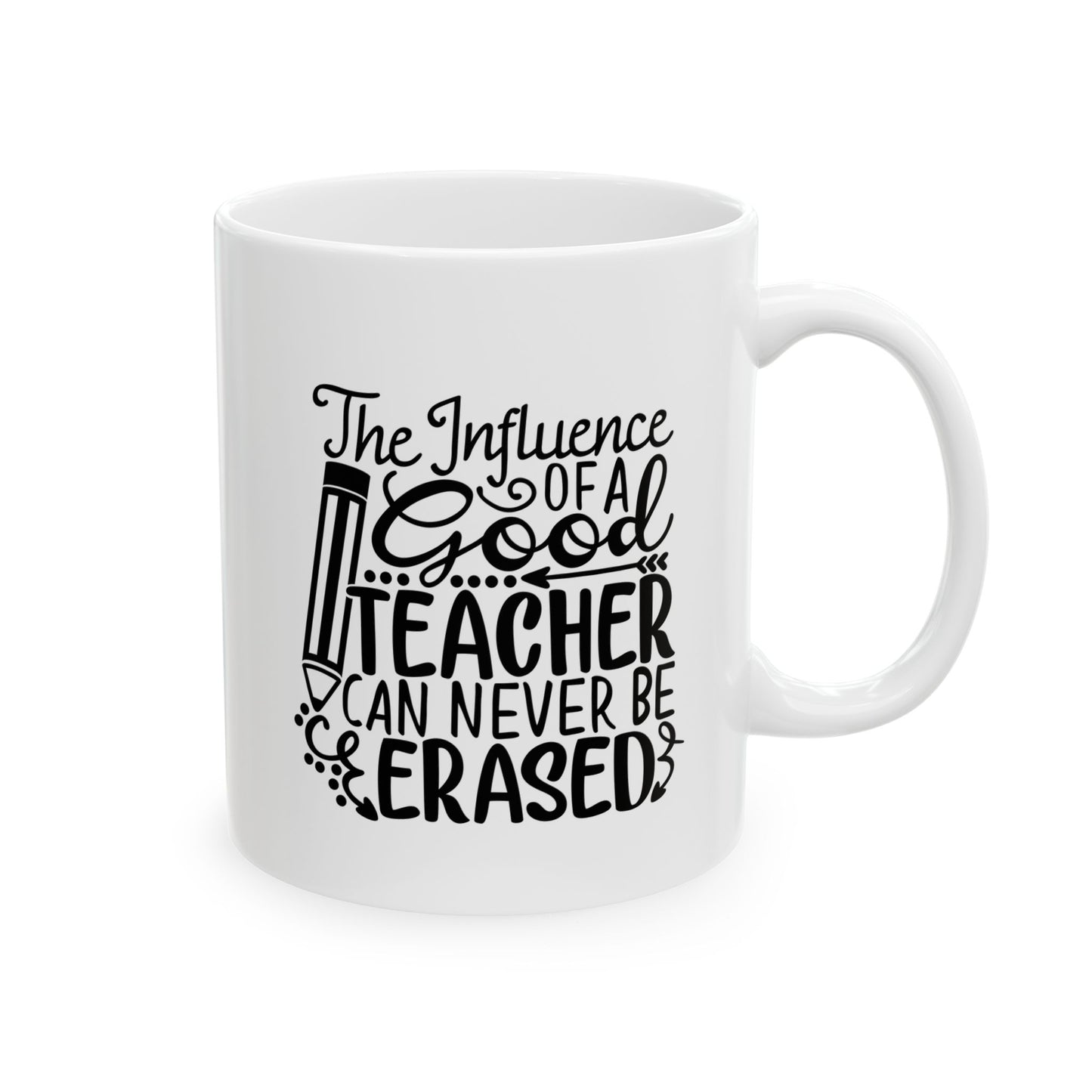 The Influence of aTeacher Ceramic Mug, (11oz, 15oz)