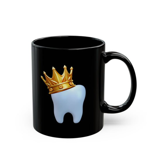 King Molar Black Mug (11oz, 15oz)