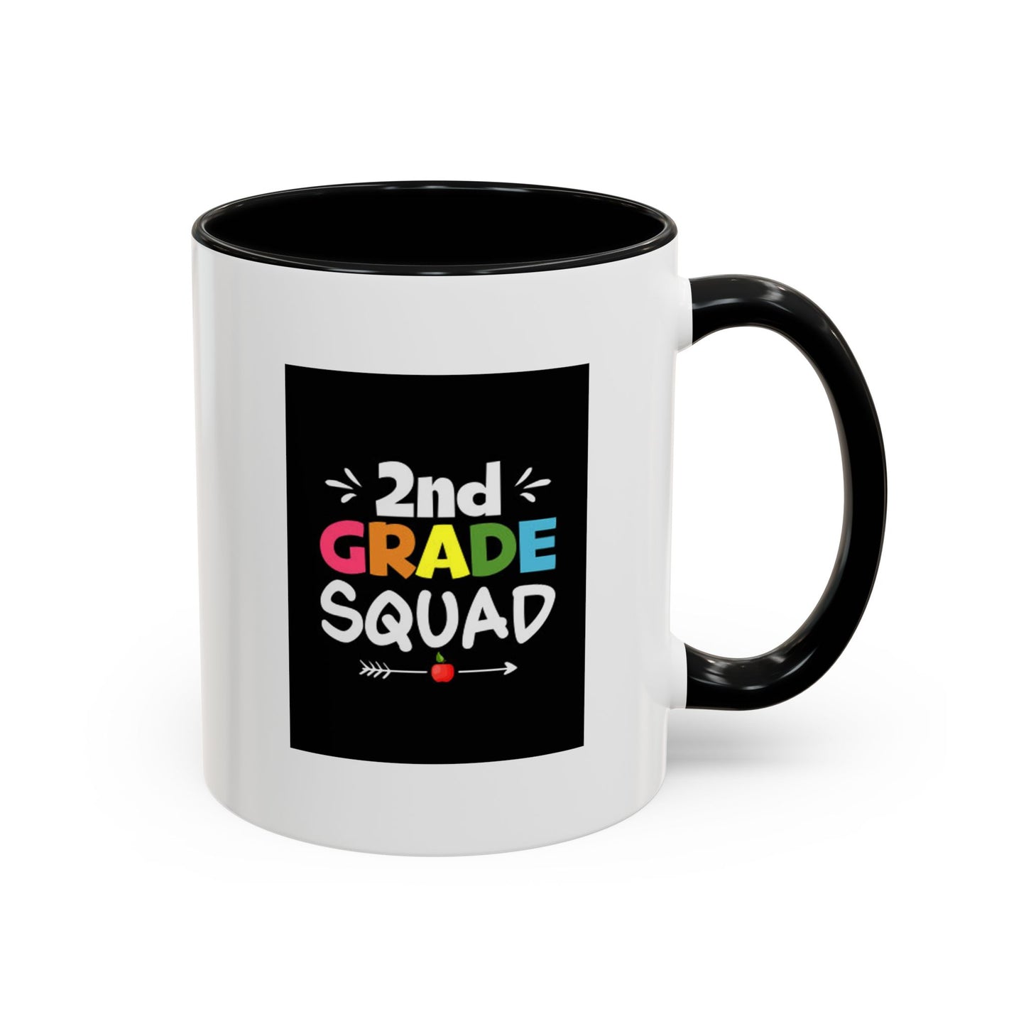 2nd Grade Squad Accent Coffee Mug (11, 15oz)