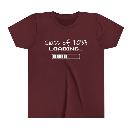 Loading Class of 2033 Youth Short Sleeve Tee