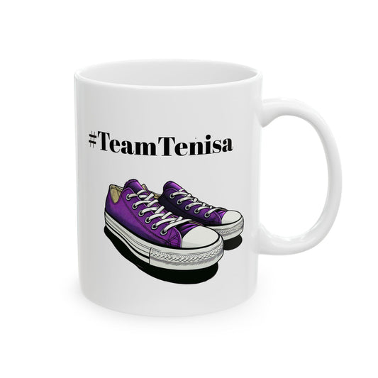 Crohn's and Colitis Awareness Ceramic Mug - #TeamTenisa
