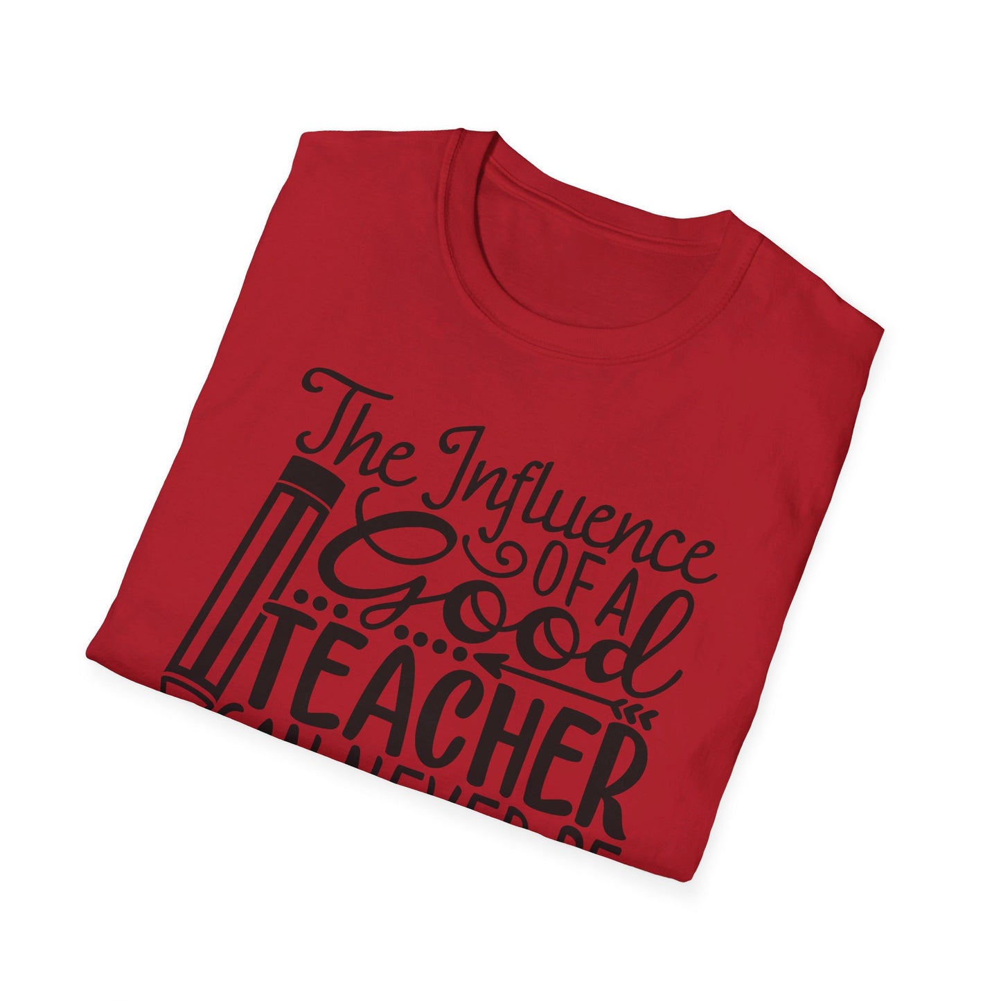 A Teacher's Influence Unisex Softstyle T-Shirt