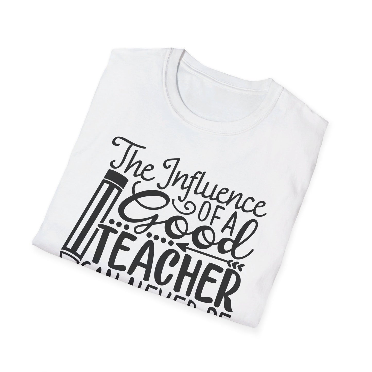 A Teacher's Influence Unisex Softstyle T-Shirt