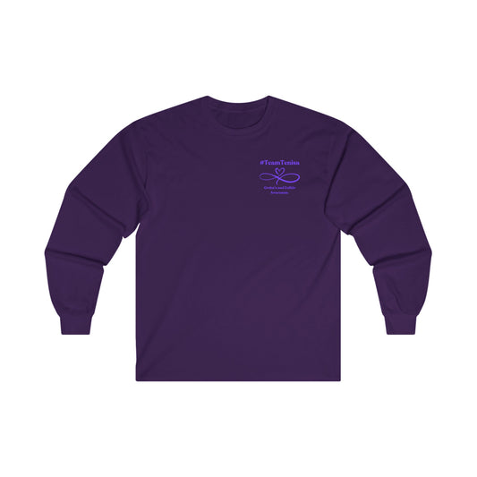 #TeamTenisa Unisex Ultra Cotton Long Sleeve Tee - Perfect for Supporters and Events