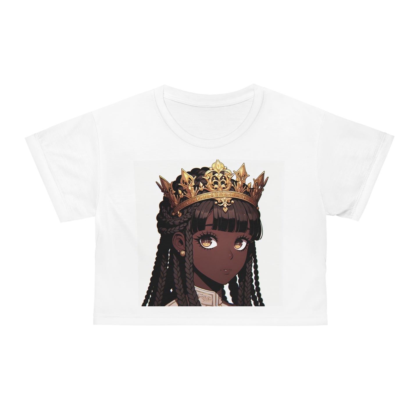 Anime Queen Crop Tee (AOP)