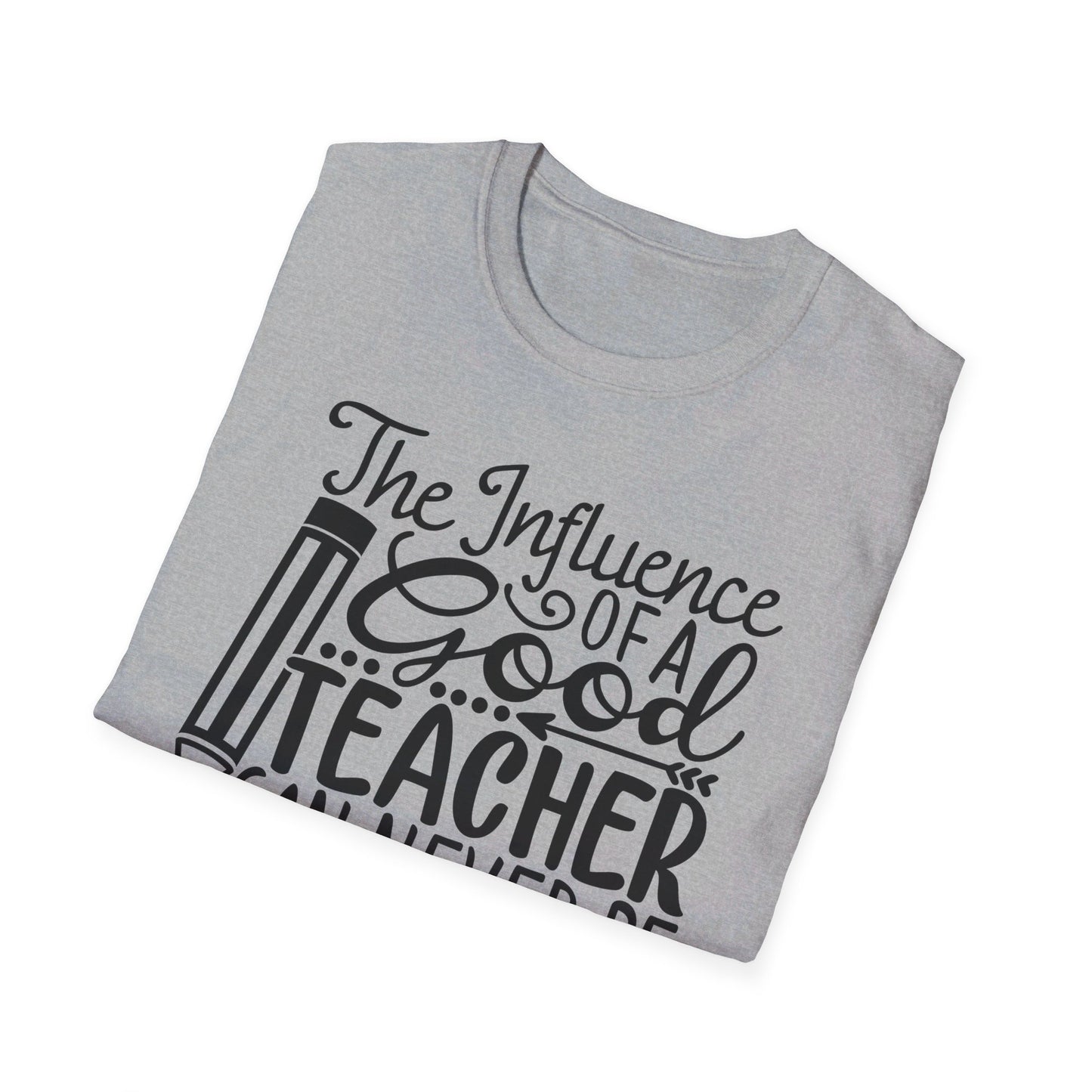 A Teacher's Influence Unisex Softstyle T-Shirt