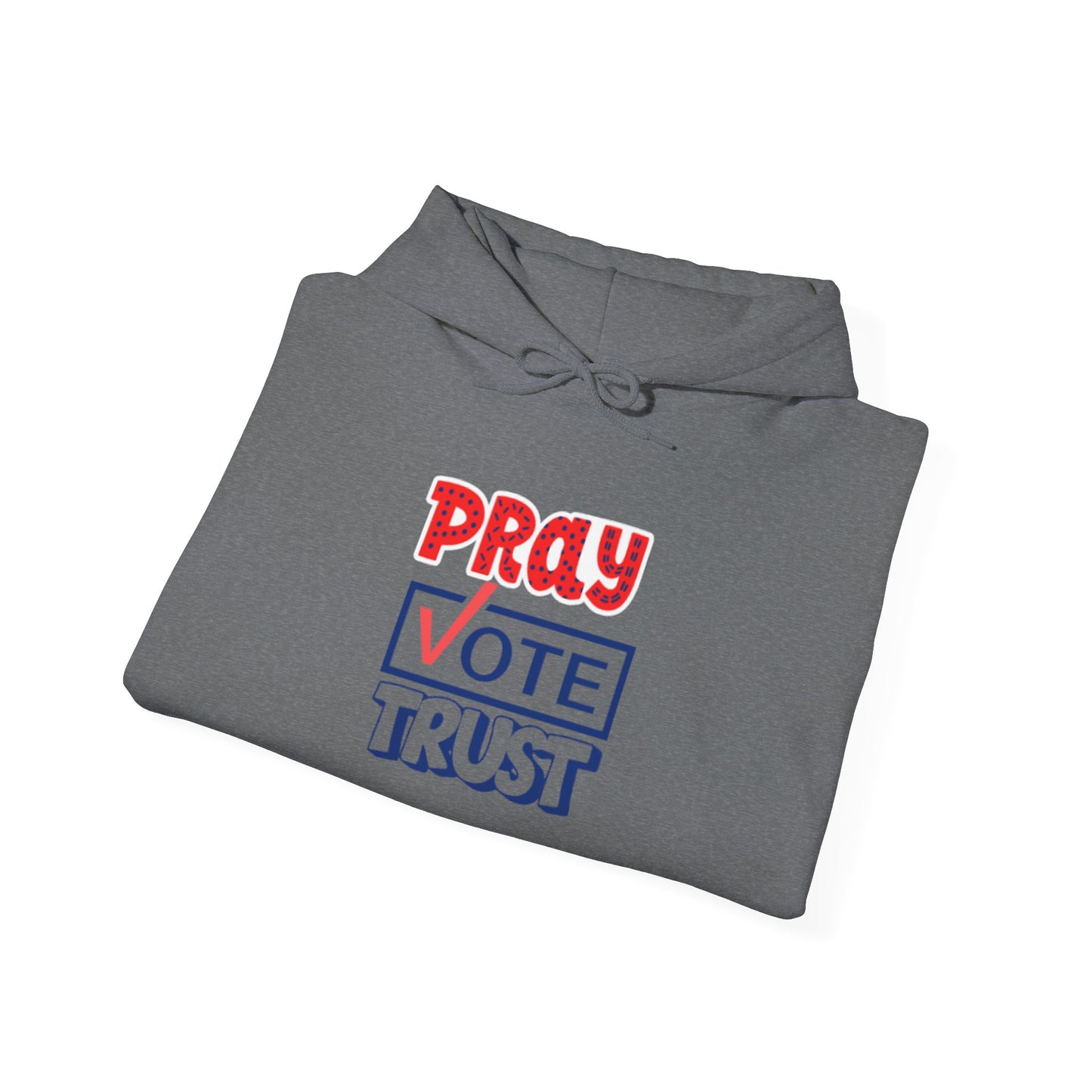 Pray Vote Trust Unisex Heavy Blend™ Hooded Sweatshirt