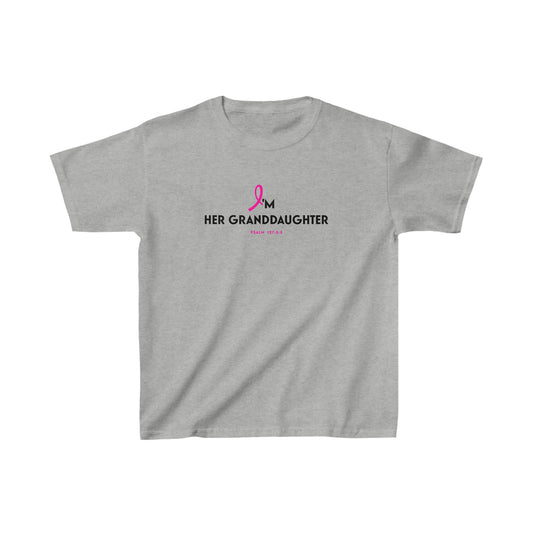 I'm Her Granddaughter Kid's Tee (Breast Cancer Support Tee)