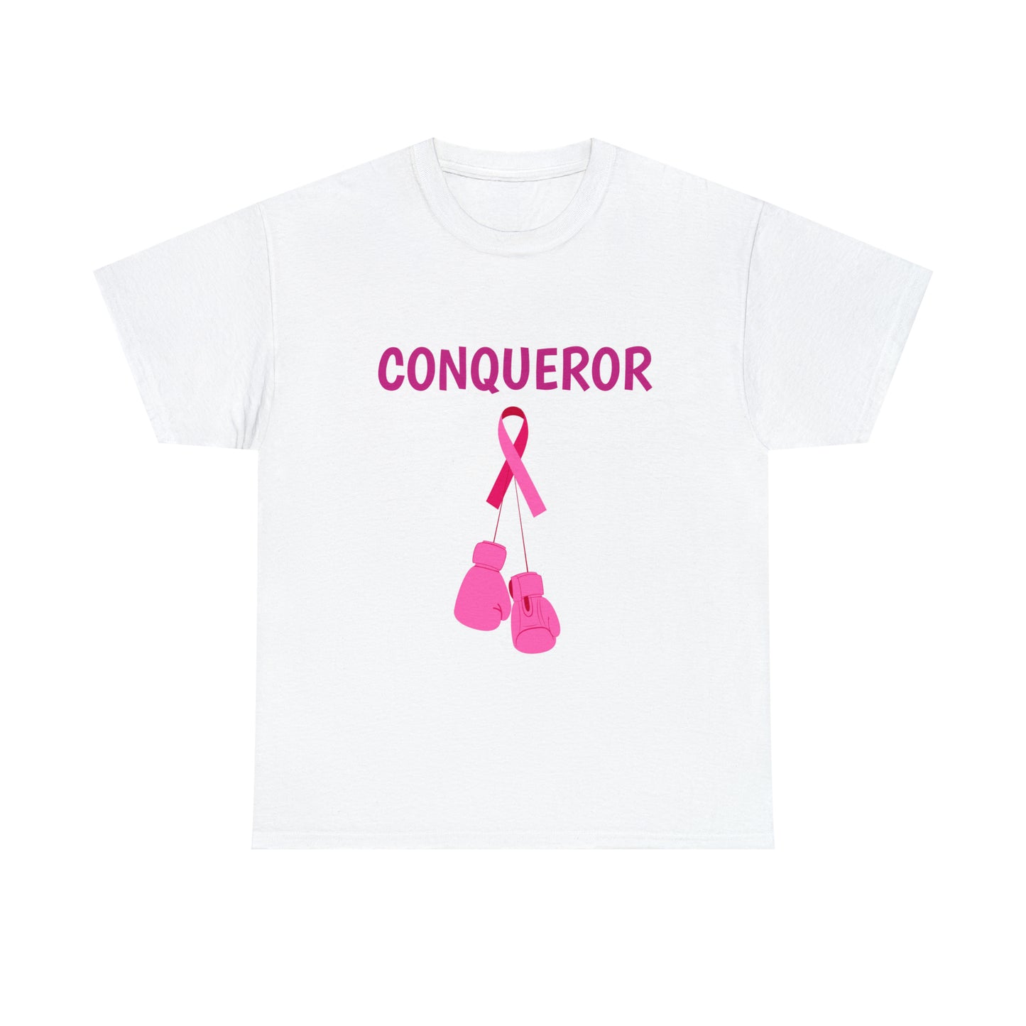 BREAST CANCER CONQUERER Cotton Tee